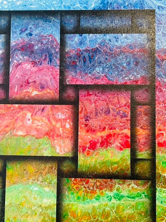 フルイドアート　アートパネル　(サイズ33cm×33cm)