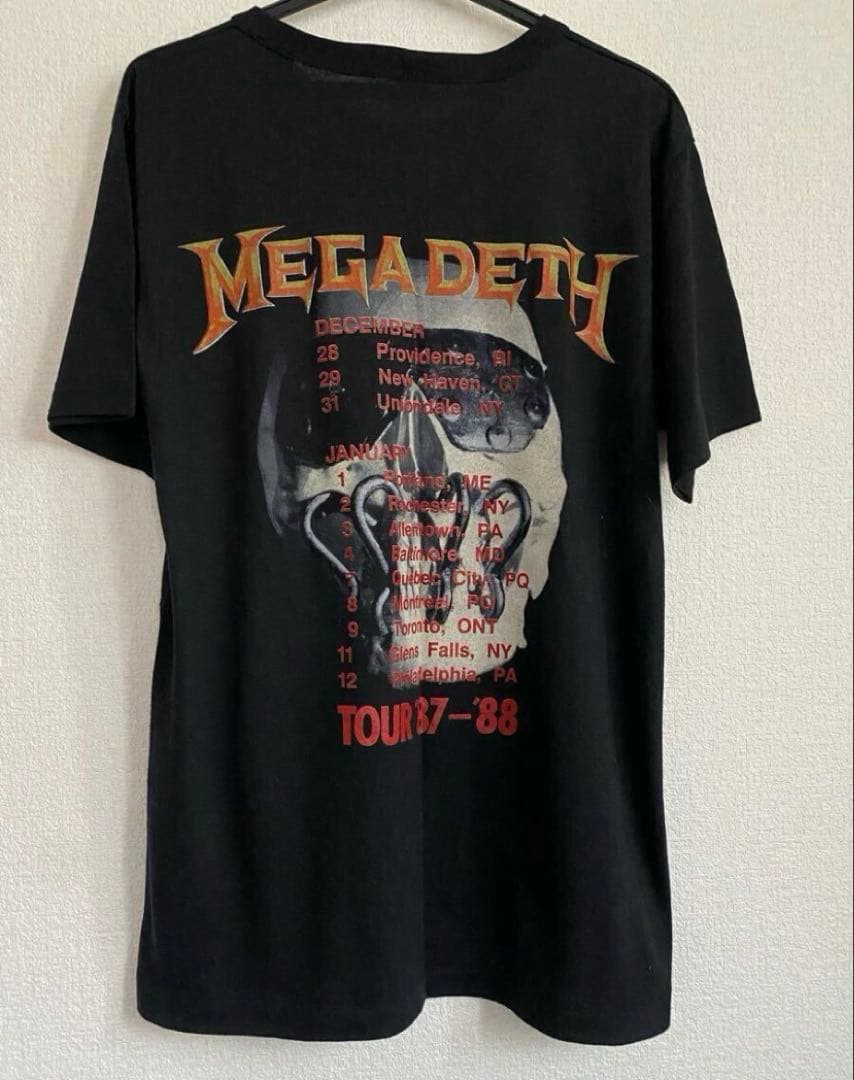MEGADETH 1987年ツアーTシャツ