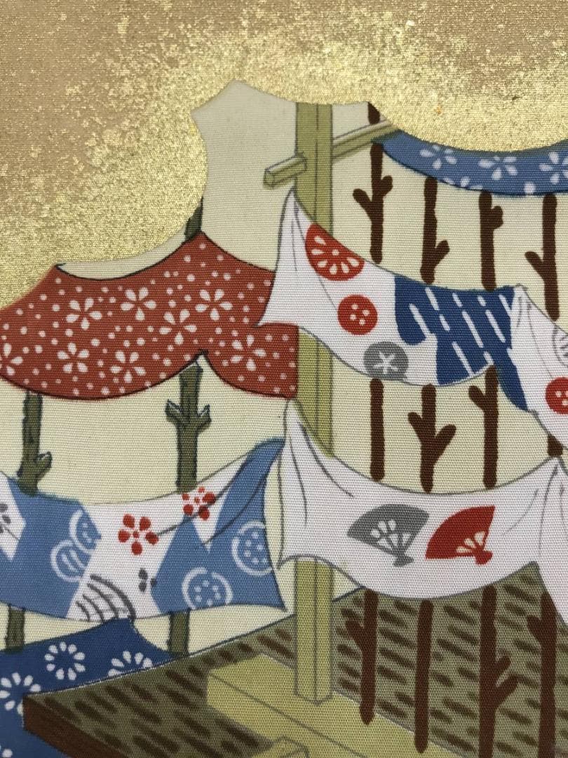 【複製】作者不詳/染織の図/染織工芸品/人物図/掛軸/名家伝来/AC-413