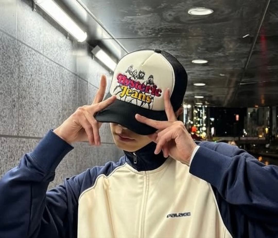 Hysteric Jeans 刺繍ロゴ キャップ　コムドットやまと