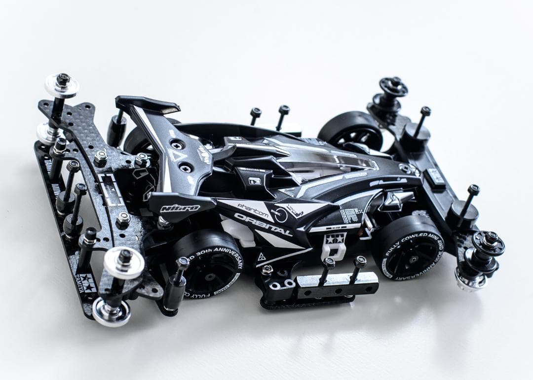 ミニ四駆完成品★アバンテMk.III MAフルベアリング・ポリカボディ未走行