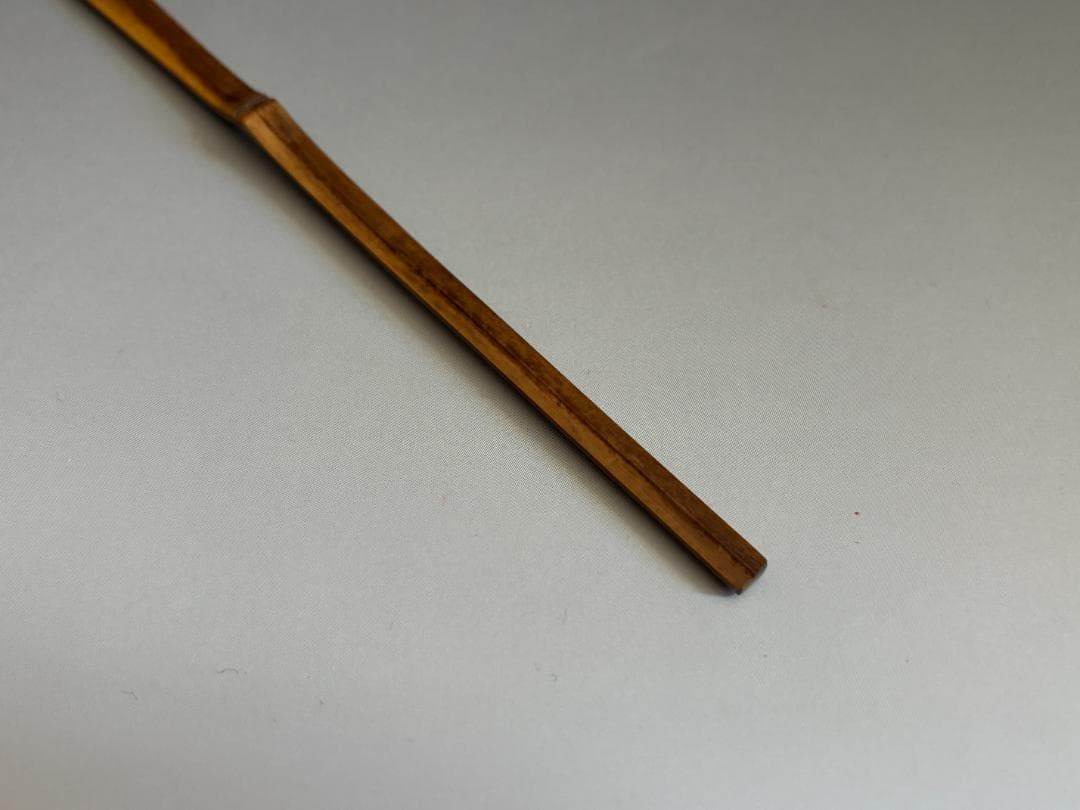 黒田正玄下削　即中斎自作茶杓　銘「露」　二重箱　茶道具　表千家