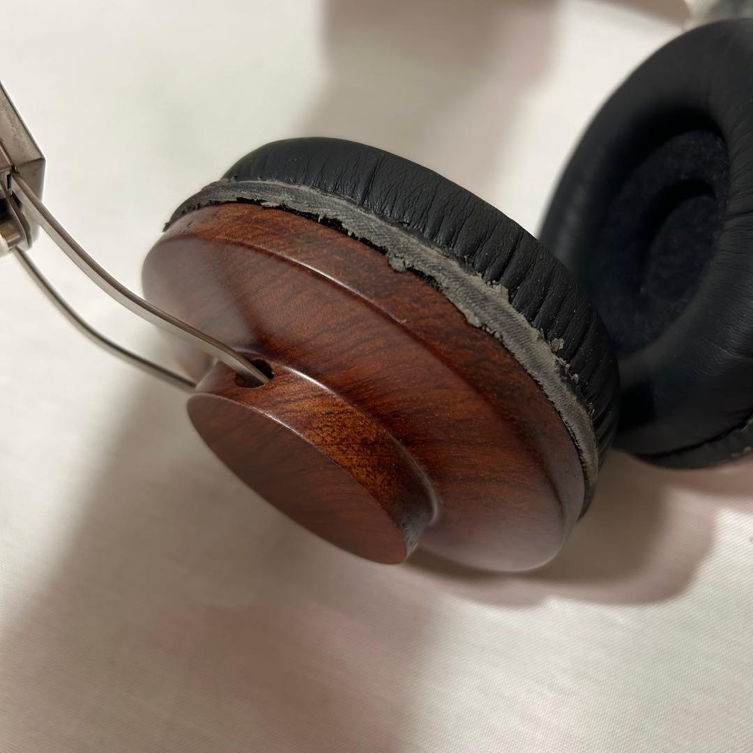 木目調　ヘッドフォン　ヘッドホン　ウッド