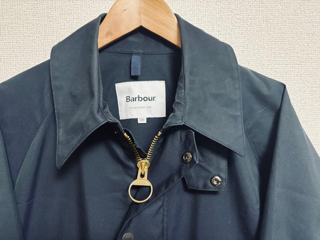 Barbour バブアー　ソルウェイジッパー　　 ネイビー　状態良　M 値下げ