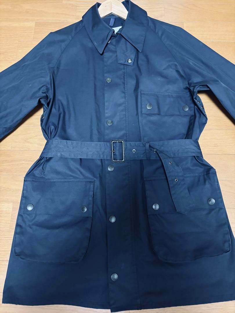 Barbour バブアー　ソルウェイジッパー　　 ネイビー　状態良　M 値下げ