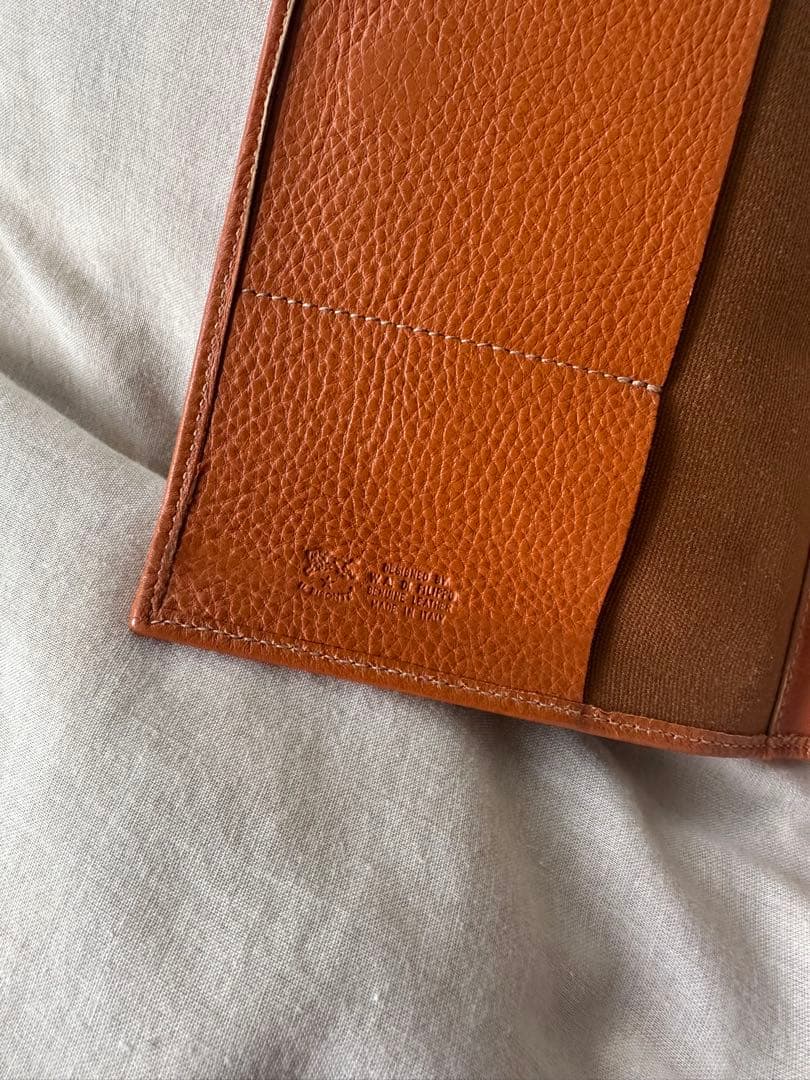 イルビゾンテ　スケジュール帳カバー　キャメル