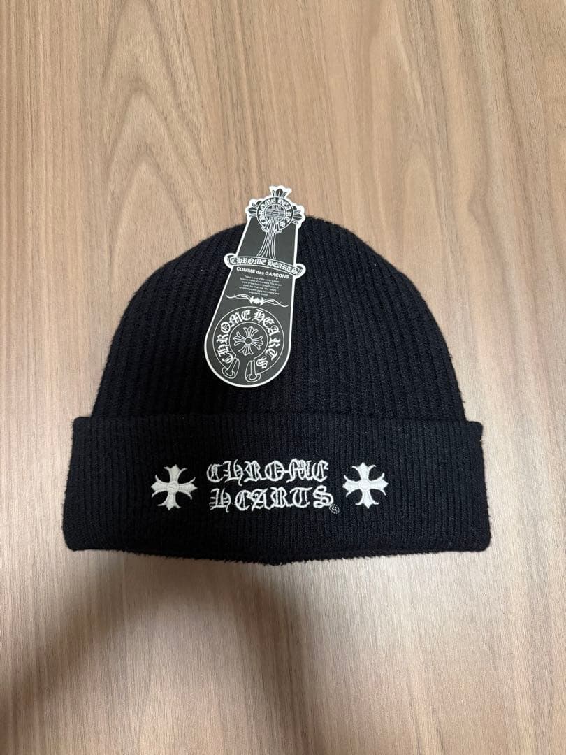 CHROME HEARTS ブラックニット帽