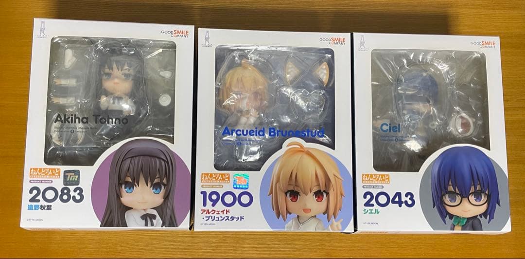 月姫 ねんどろいど 3種セット イーゼル3個付き