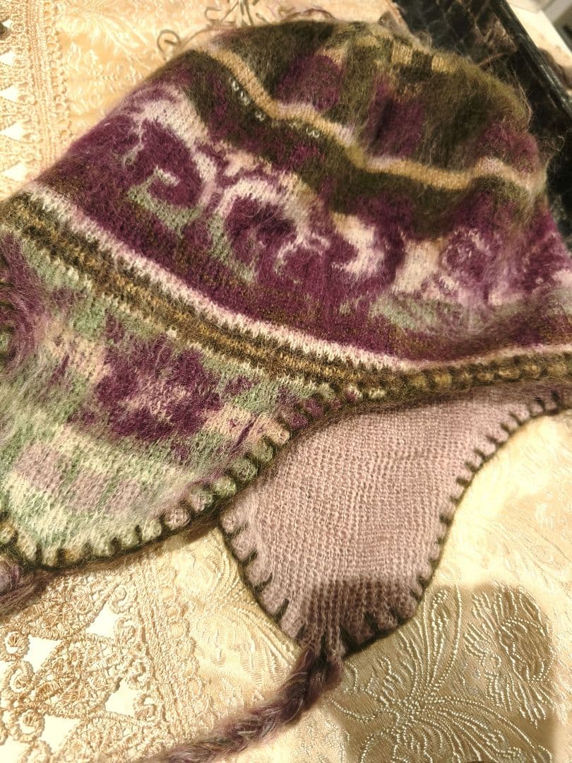 ヴィヴィアンウェストウッド　ニットキャップ　耳当て　希少