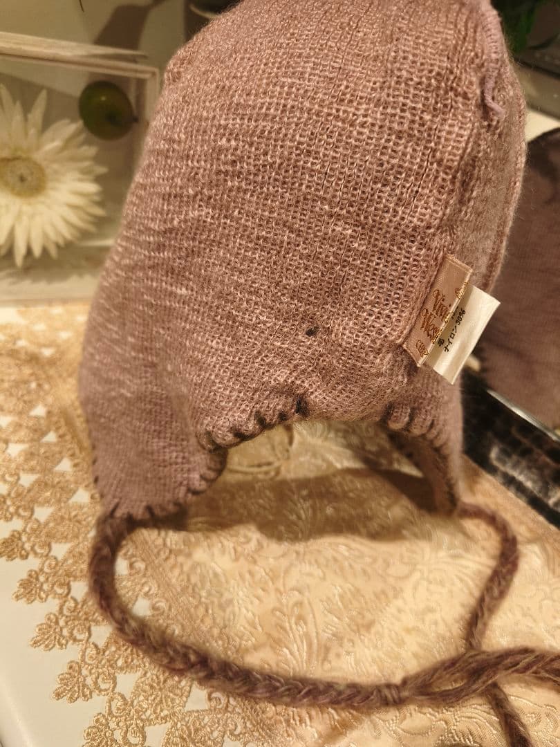 ヴィヴィアンウェストウッド　ニットキャップ　耳当て　希少