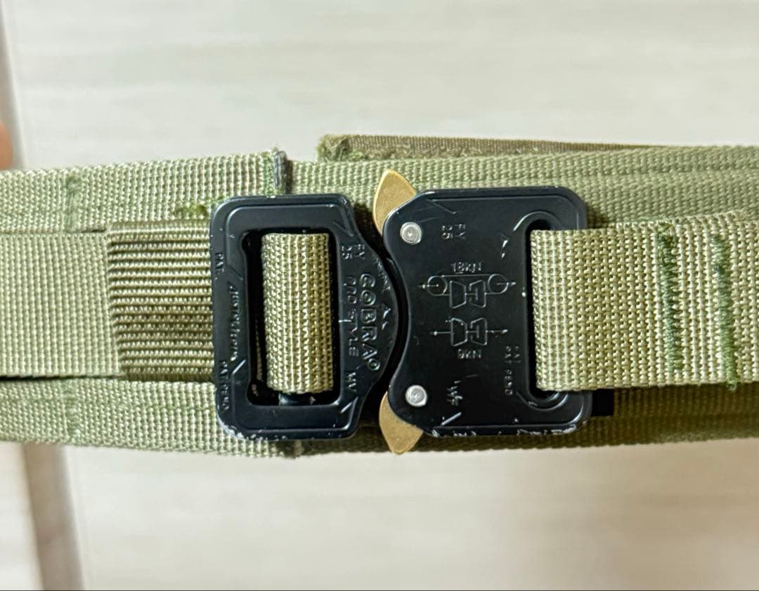 ORDNANCE(オードナンス)ベルト Sサイズ ODカラー インナーベルト付き