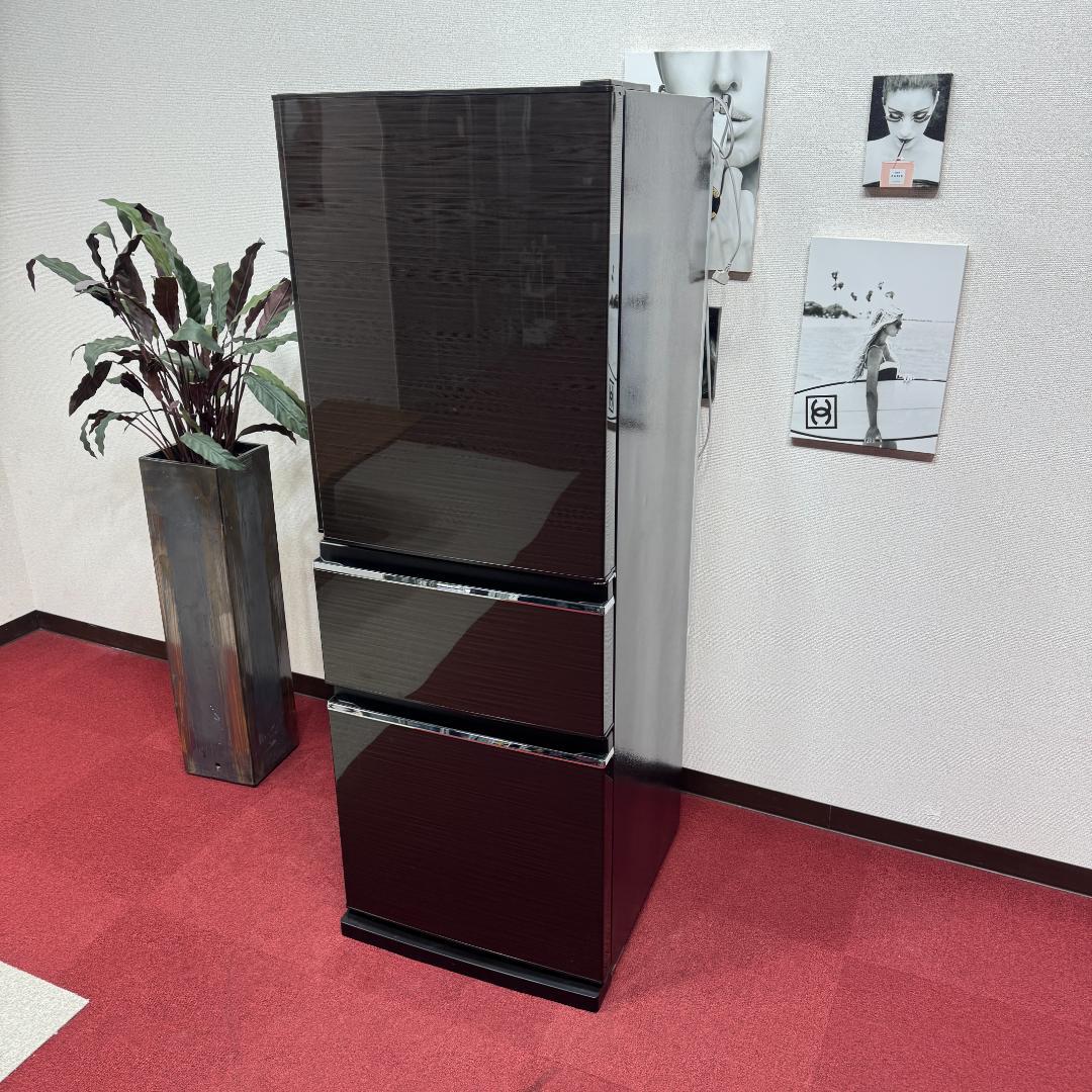 東京23区送料無料　美品三菱3ドア冷蔵庫2020年製330L　洗浄/除菌済み