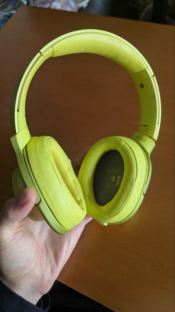 SONY 有線ヘッドホン グリーン