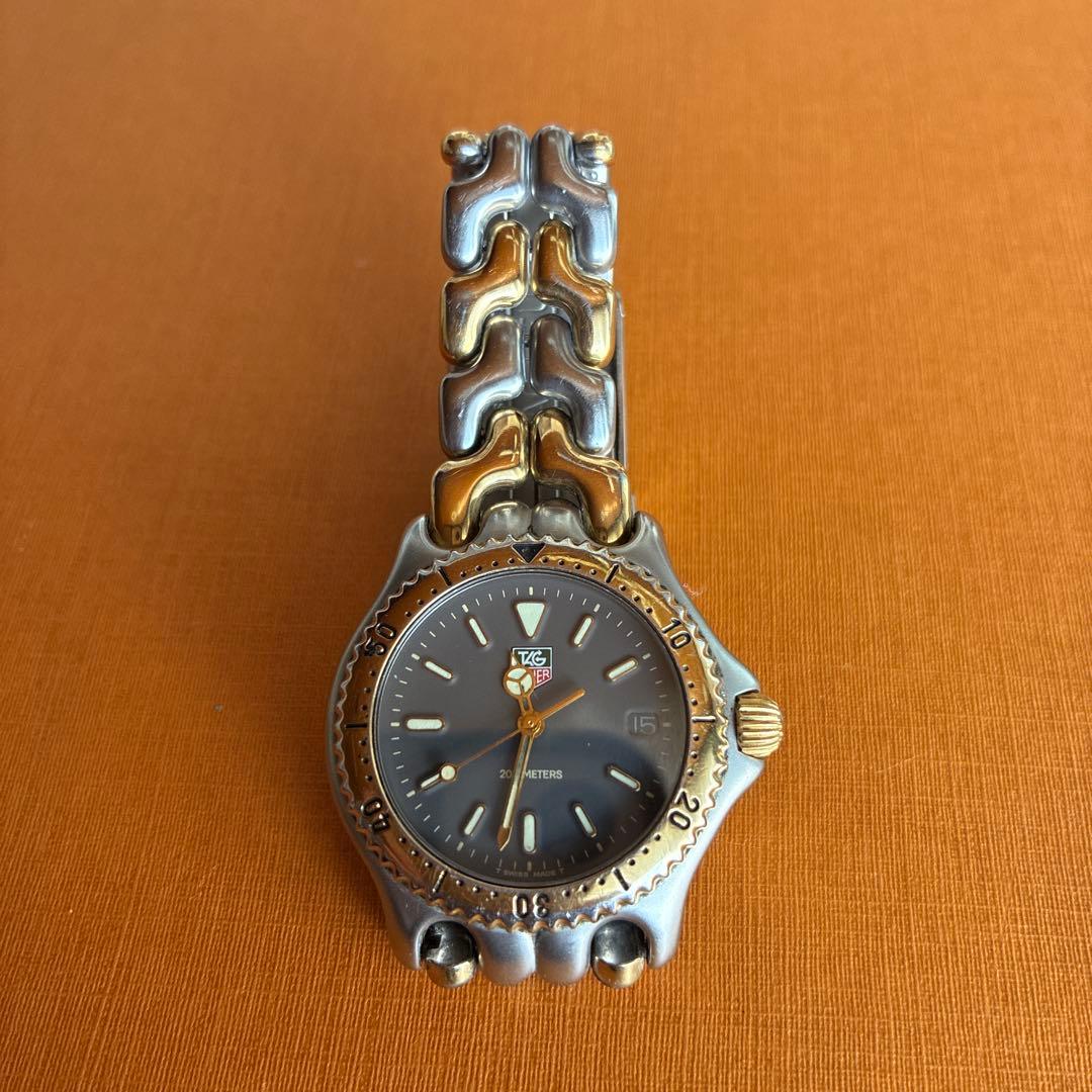 タグ・ホイヤー クォーツ腕時計 グレー文字盤