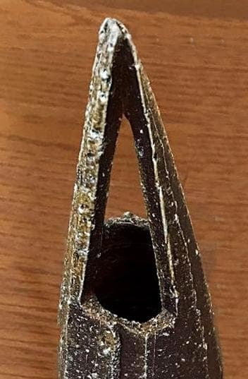 工芸会正会員　奥本丸味 備前花入 M53