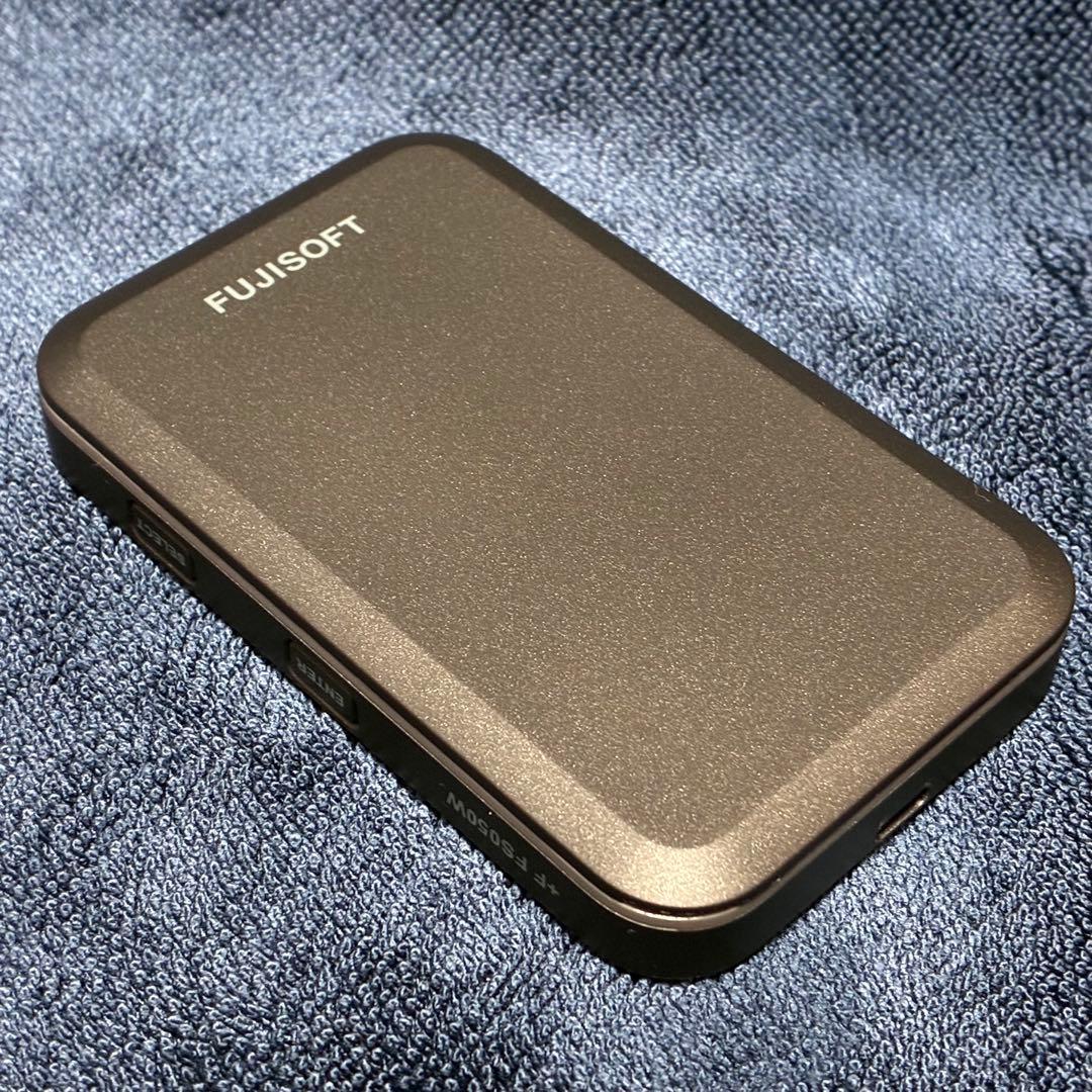 富士ソフト+F FS050W 4G/5GディアルSIM対応 モバイルルーター