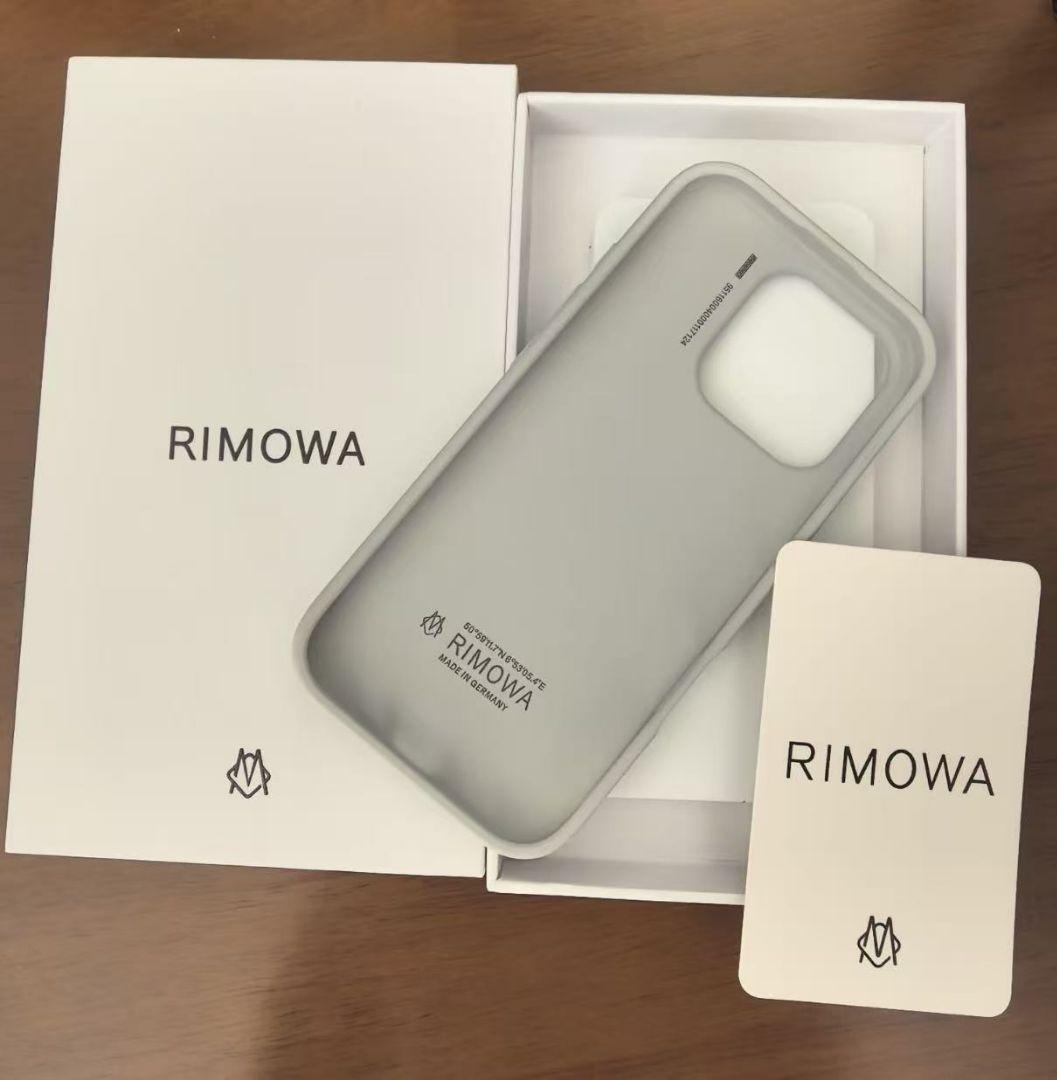 未使用 シルバー RIMOWA リモワ iPhone16pro ケース