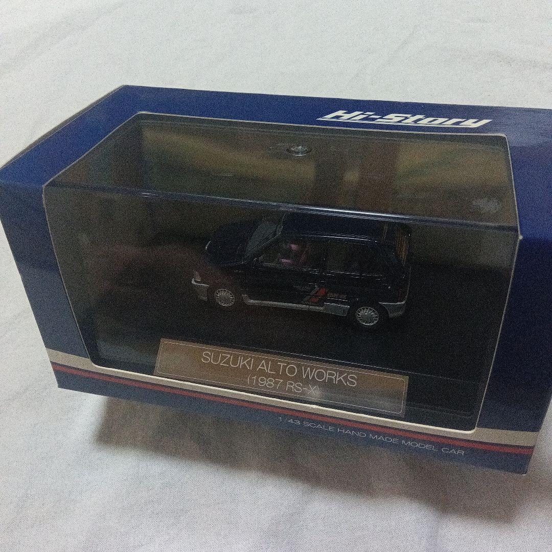 ハイストーリー 1/43 アルトワークス ブルー