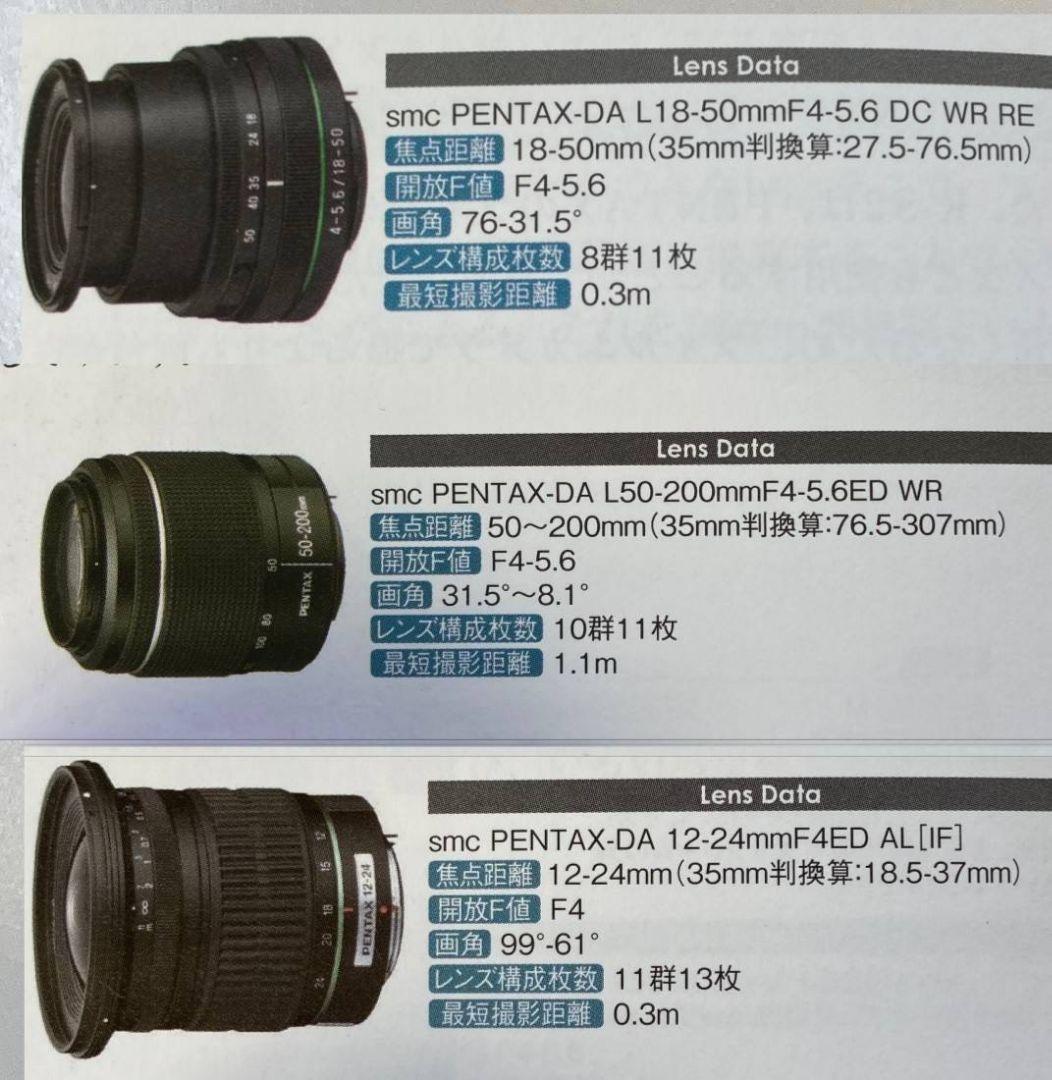 【絞り制御不良】PENTAX K-S2 ホワイト レンズ3本付き