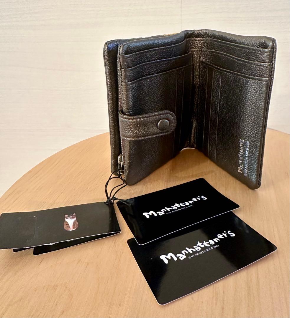 Manhattaner's 猫の二つ折り財布