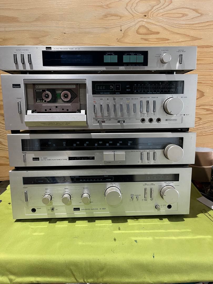 Sansui 山水電気 オーディオ機器　まとめ売り　通電確認済み　ジャンクとして