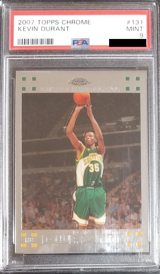 その他 KEVIN DURANT TOPPS CHROME RC #131 PSA 9