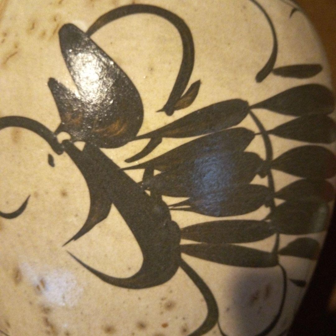 中国陶磁器　宋磁州窯　鶴首壺