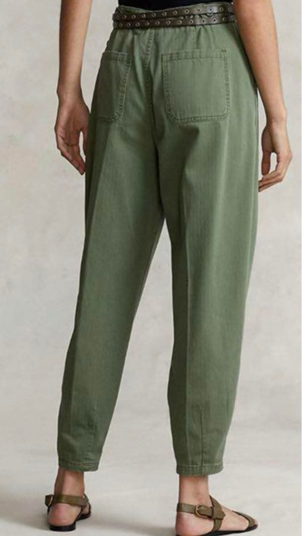 お値下げ【ポロラルフローレン】コットンヘリンボーンキャロットパンツ