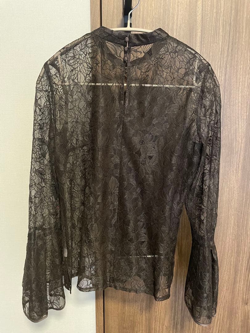 ベルスリーブスリットドレス パーティードレス