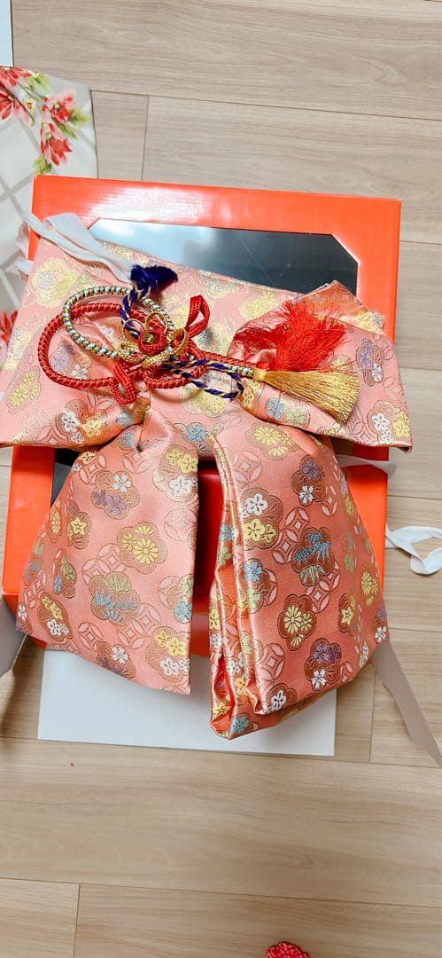 七五三 7歳 花柄着物 セット