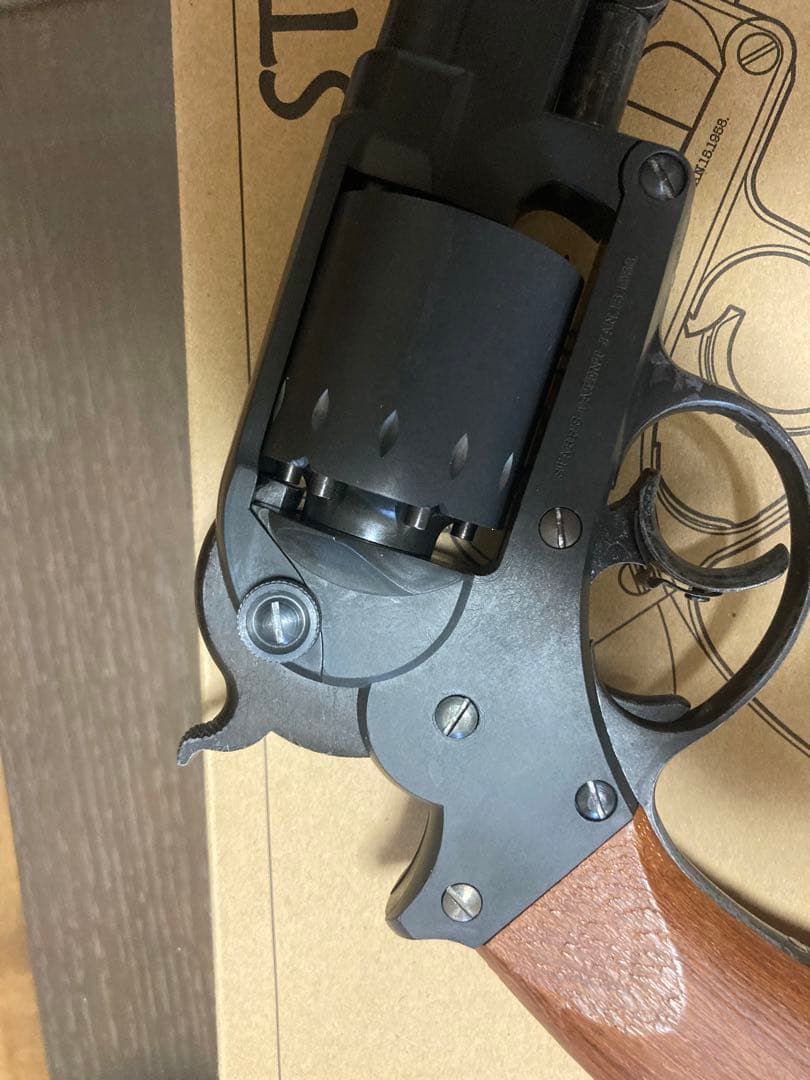 スタールアーミーリボルバー　予備パーツ付き　未発火　モデルガン　ハートフォード