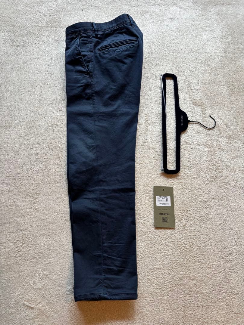 【美品】INCOTEX 100型 チノ28ネイビー定価4.7万
