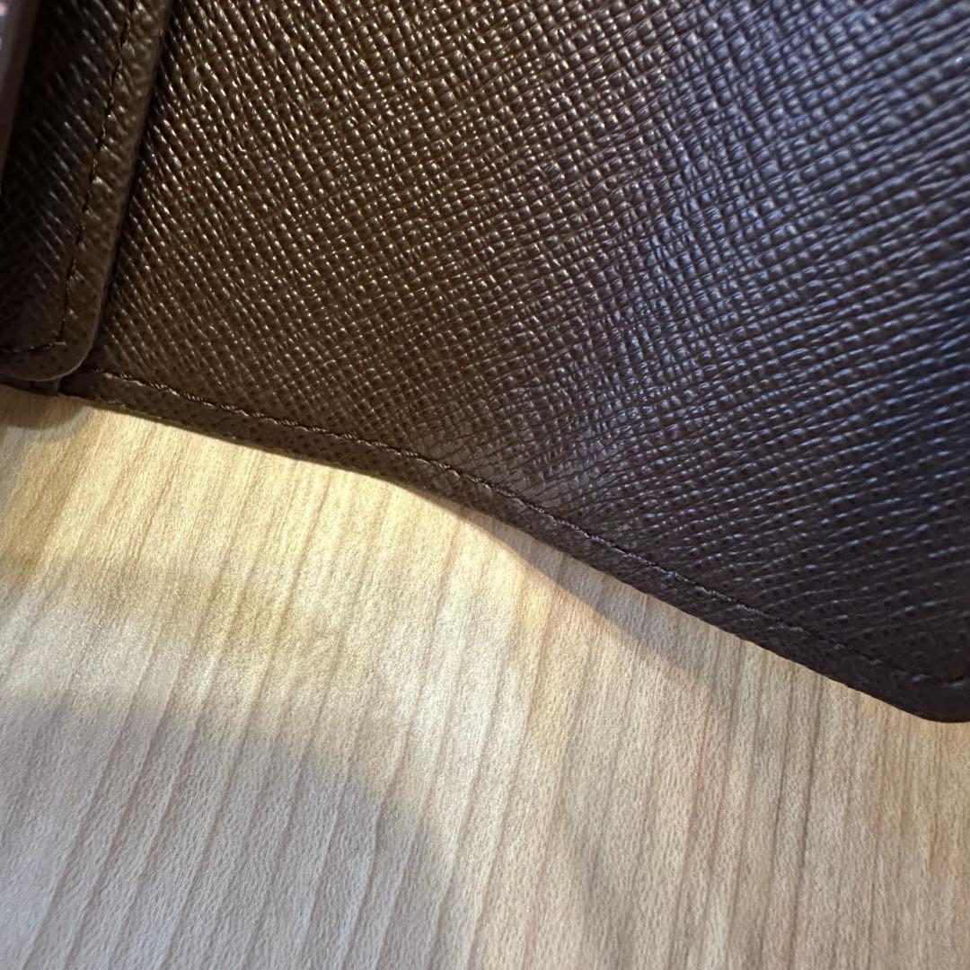 【超美品】LOUIS VUITTONルイヴィトン アレクサンドラ ダミエ　財布