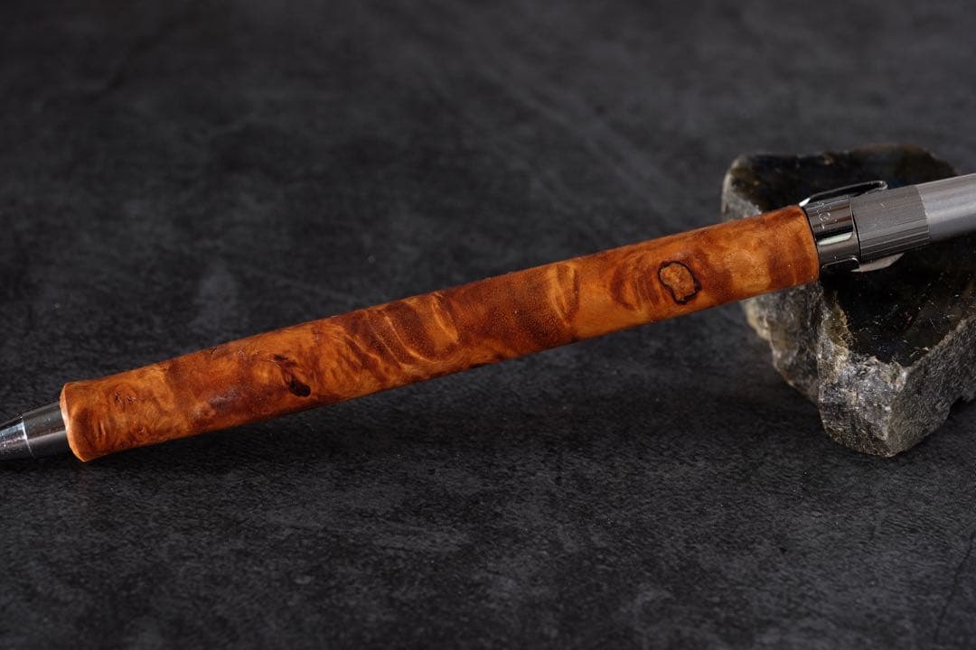 高村杢工房PG5木軸カスタムシャープペンシル0078 花梨瘤