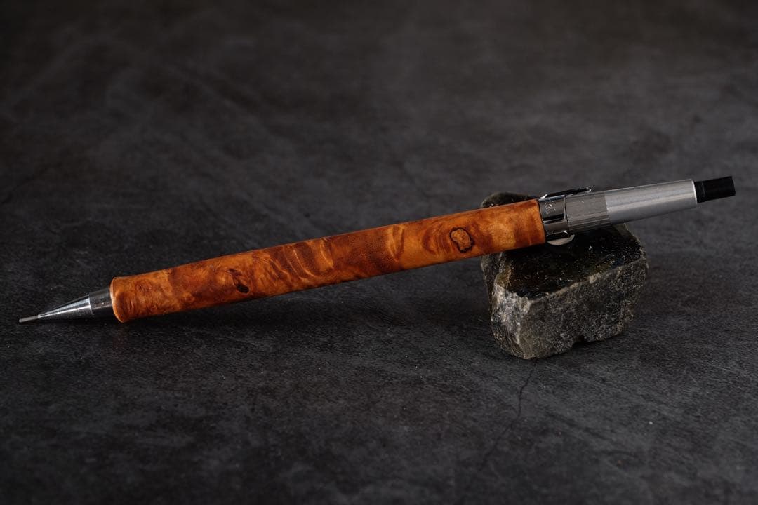 高村杢工房PG5木軸カスタムシャープペンシル0078 花梨瘤