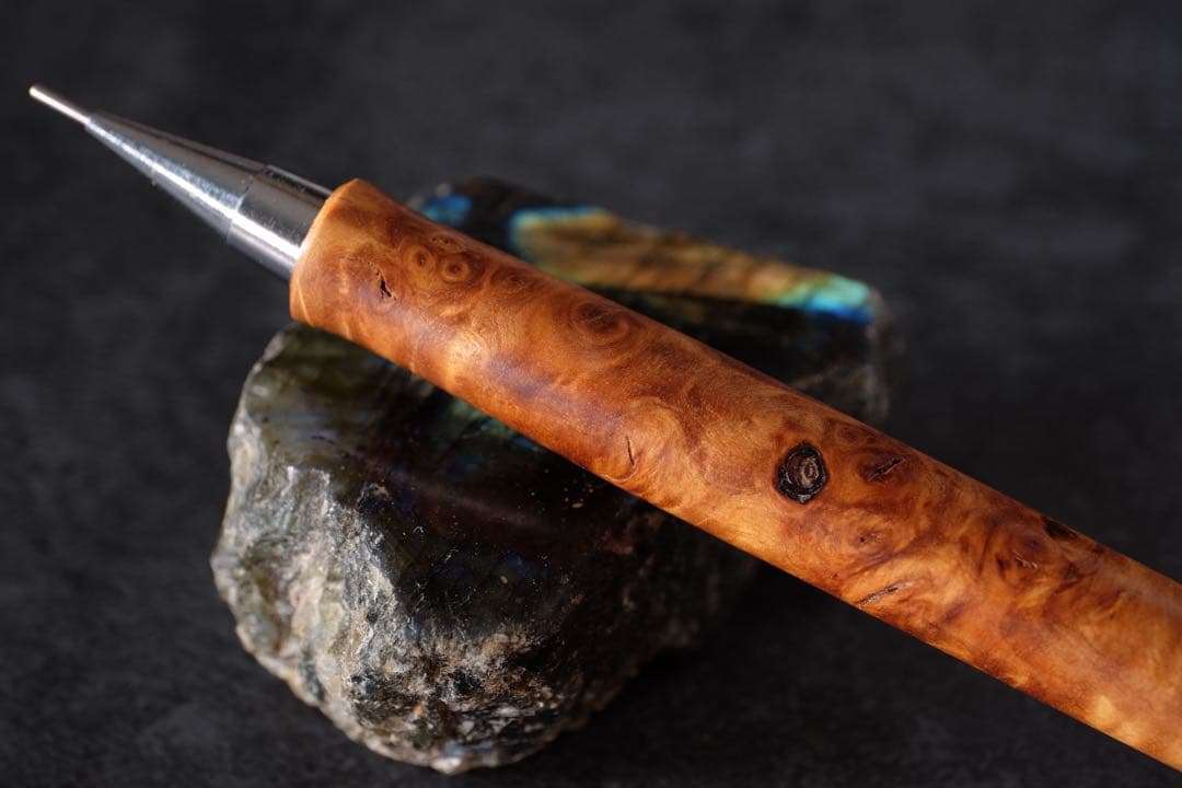 高村杢工房PG5木軸カスタムシャープペンシル0078 花梨瘤