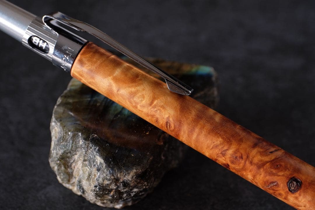 高村杢工房PG5木軸カスタムシャープペンシル0078 花梨瘤