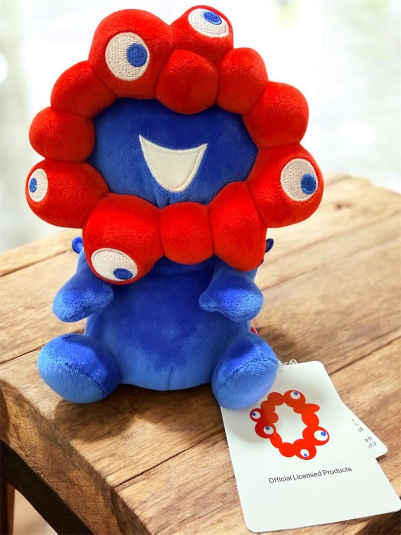 ミャクミャク お手玉風ぬいぐるみ ブラック ノーマル 赤青 EXPO2025