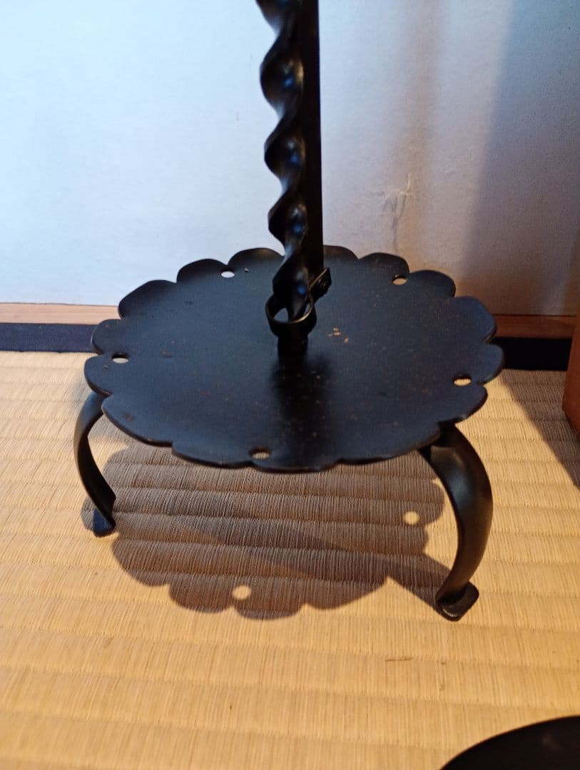 【茶道具】膳燭 夜咄道具 燭台 灯具　その他981