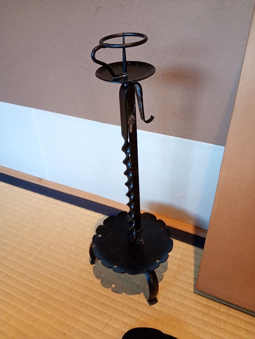 【茶道具】膳燭 夜咄道具 燭台 灯具　その他981