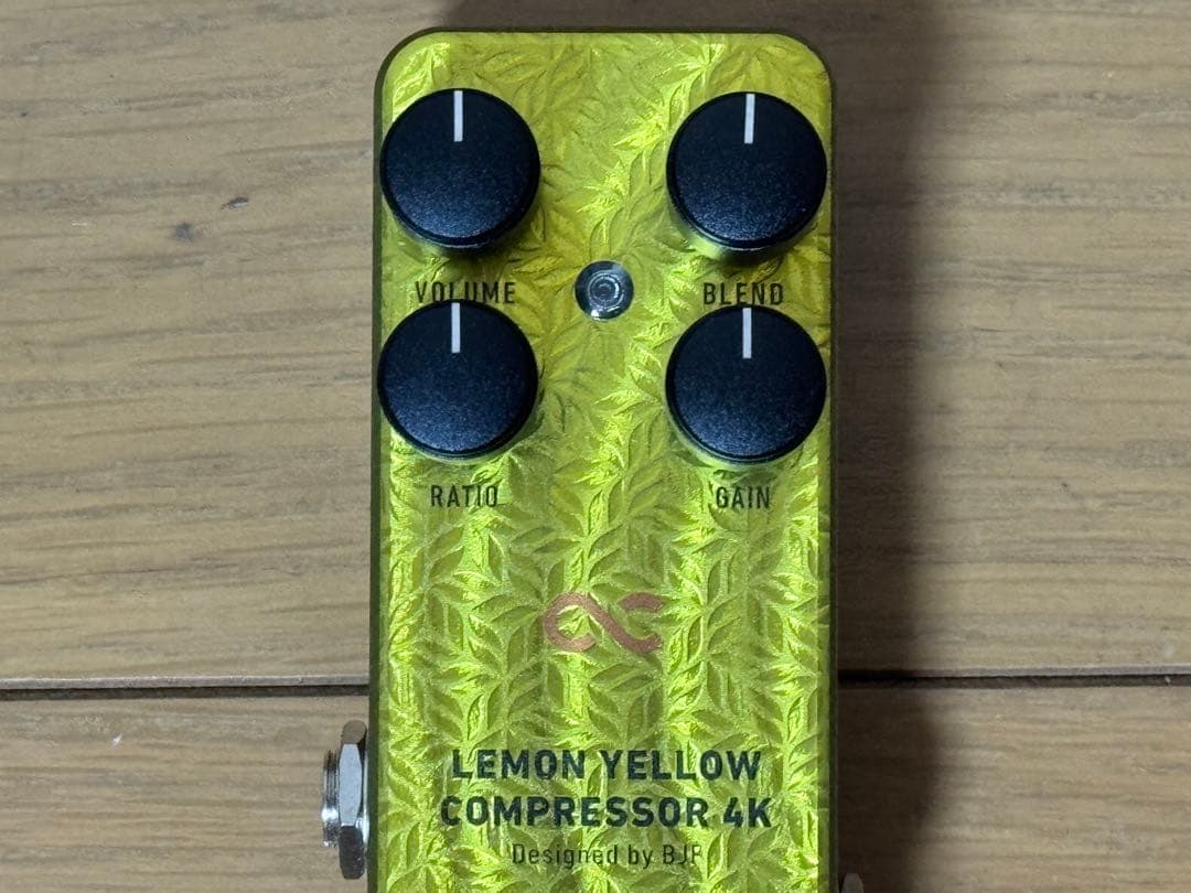 ギター One Control Lemon Yellow Compressor 4K
