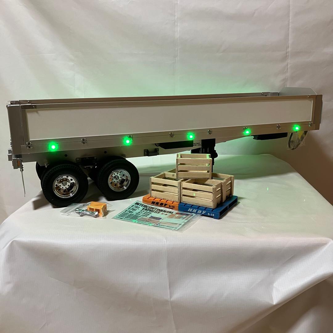 タミヤ トレーラートラック用 アオリ付セミトレーラー フル装備 新品未使用