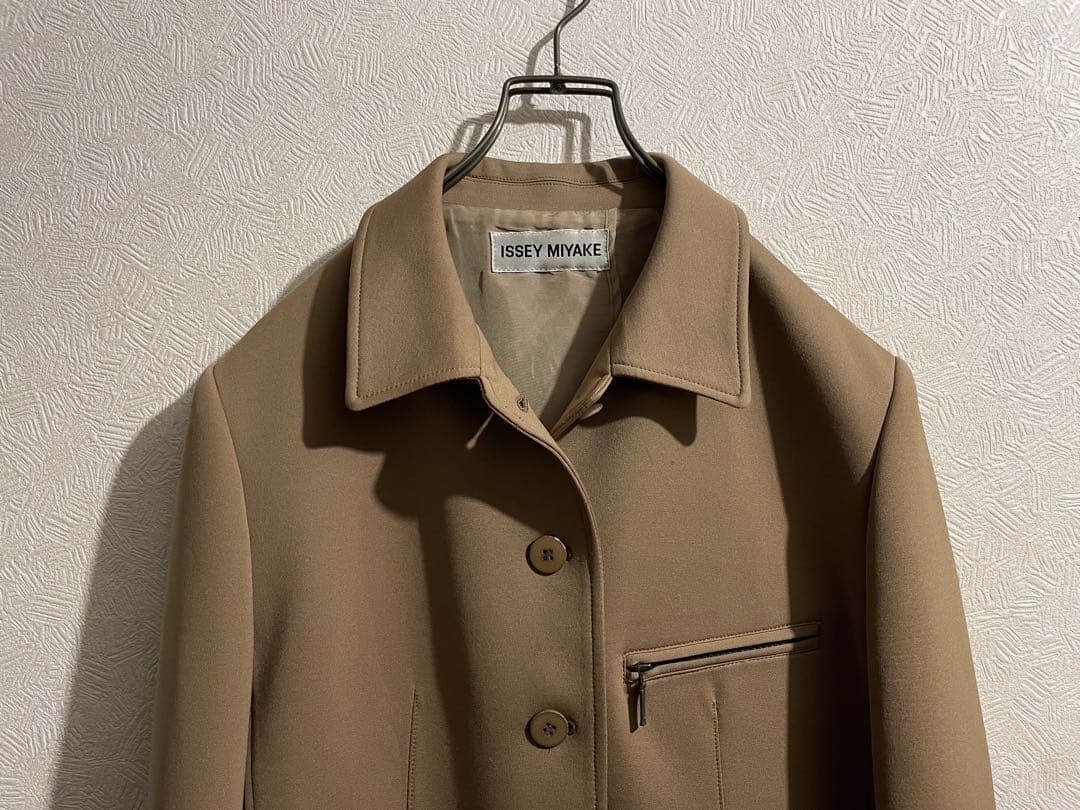 ISSEY MIYAKE ジャージー チェスター コート / イッセイミヤケ