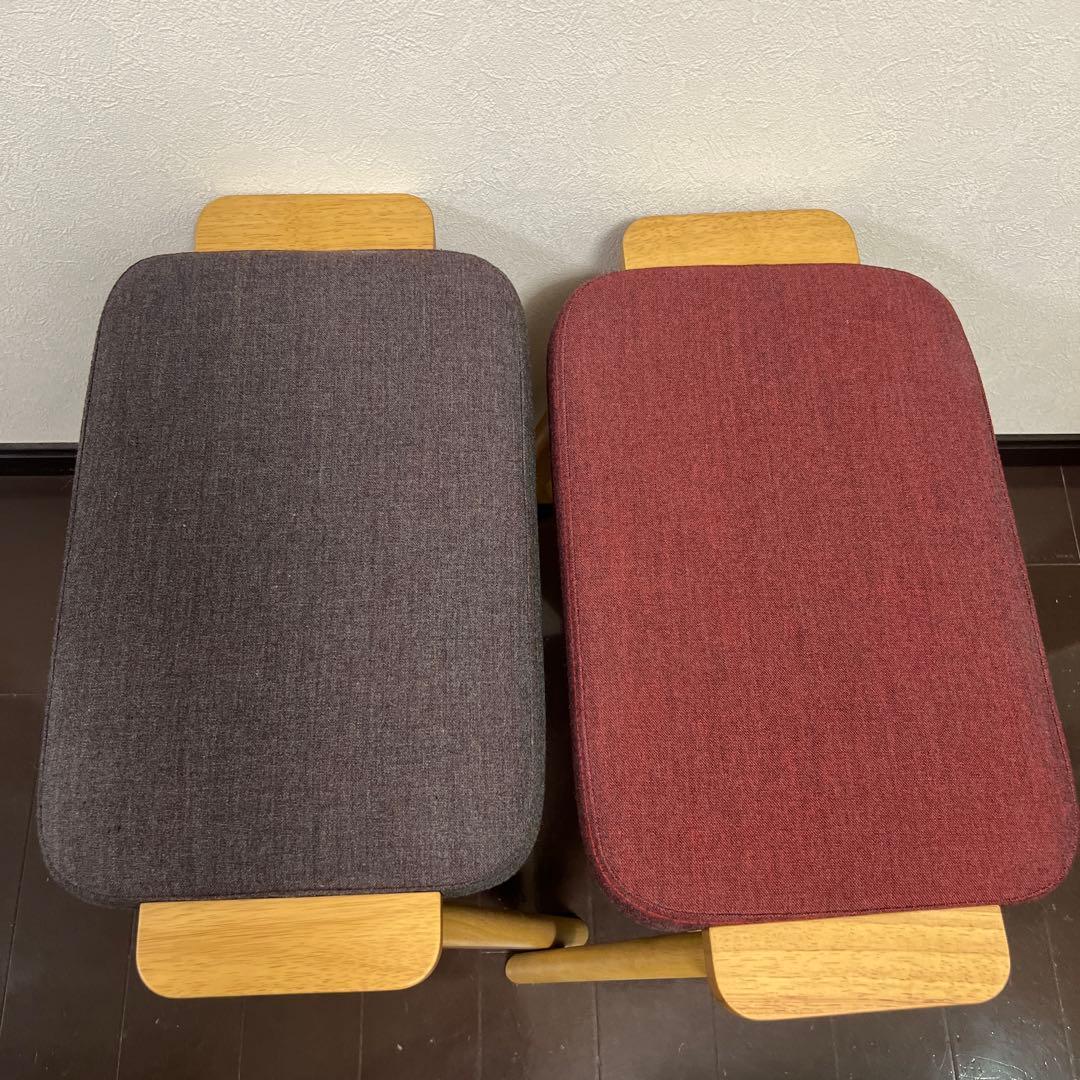 残反をつかったスタッキングスツール Rimix2 2個セット　無印良品