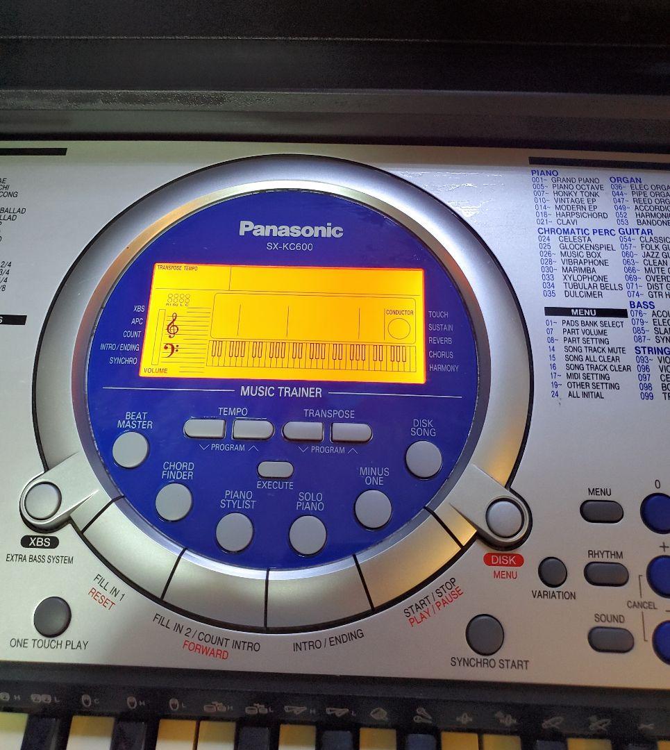 【希少】Panasonic SX-KC600 キーボード 電子ピアノ 海外？