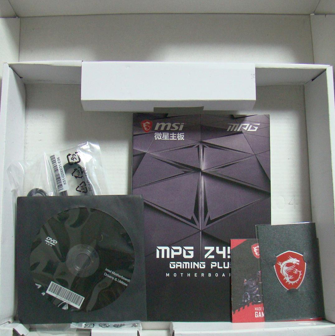 動作品♬　使用僅か♪　MSI　MPG　Z490 GAMING PLUS