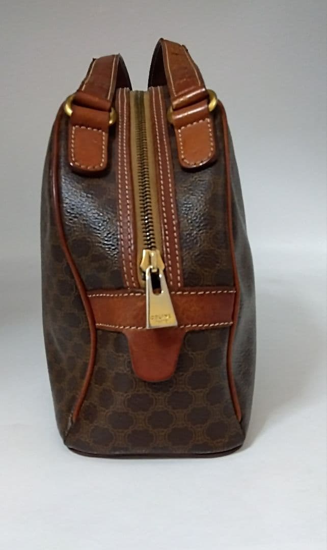 APD03 セリーヌ マカダム ハンドバッグ トリオンフ ゴールド金具