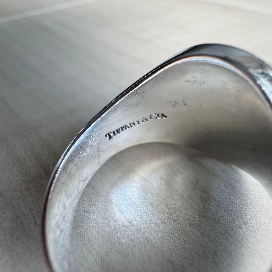 アクセサリー Vintage Tiffany & Co Silver Signet Ring