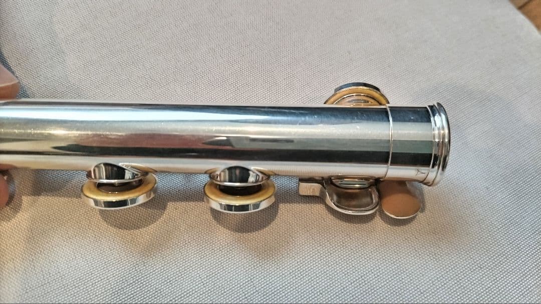 YAMAHA ヤマハフルート 311 Eメカ付き　頭部管銀製