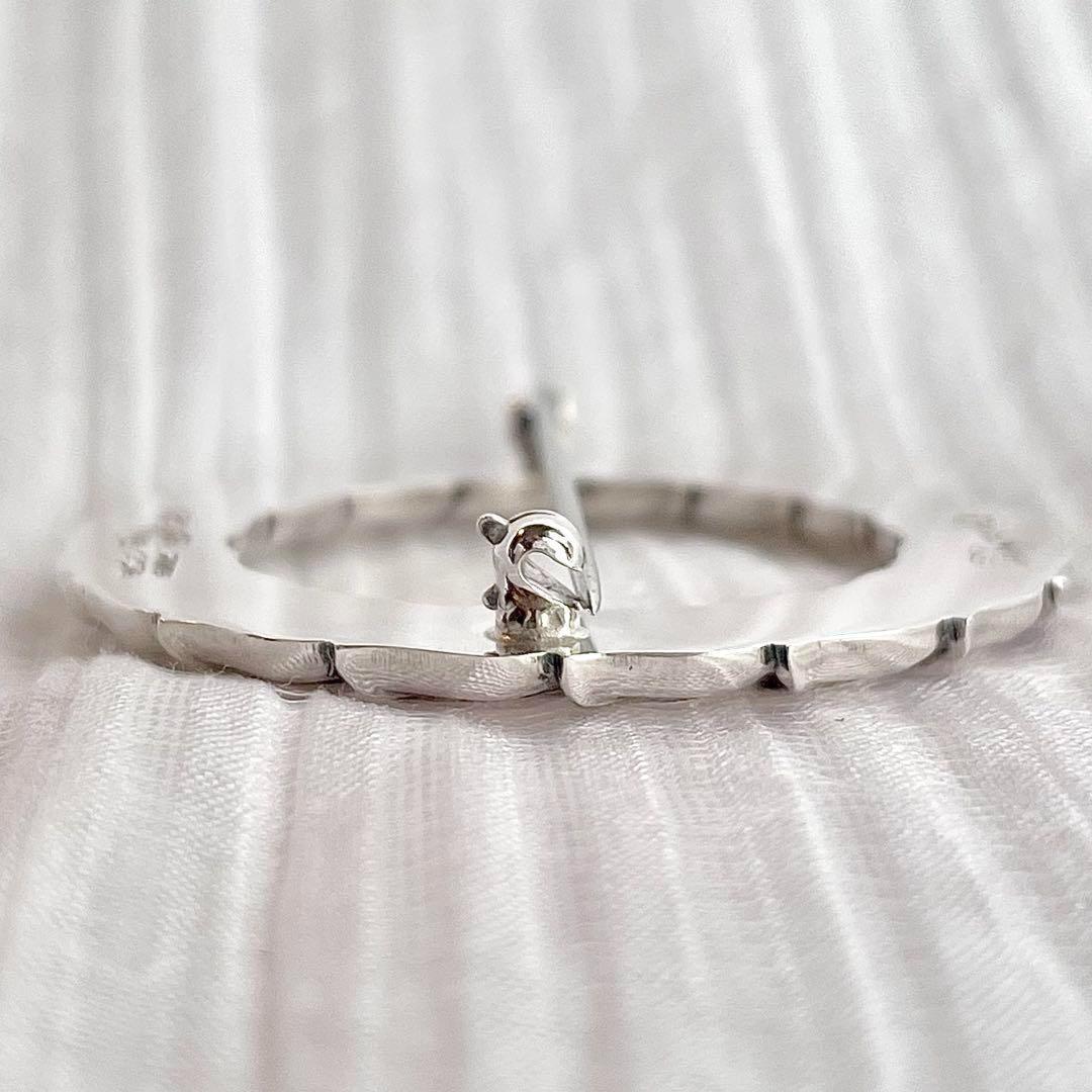 【美品】 ジョージジェンセン ブローチ 301 フラワー アンティーク 廃盤